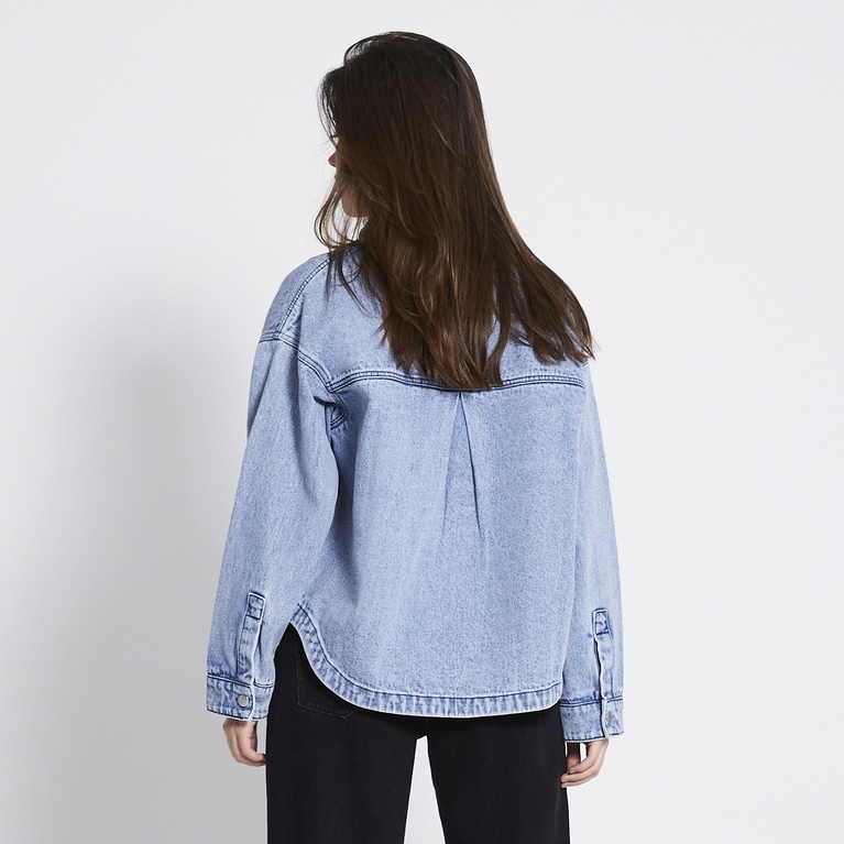 Twill jacket "Kaley" Denim blue